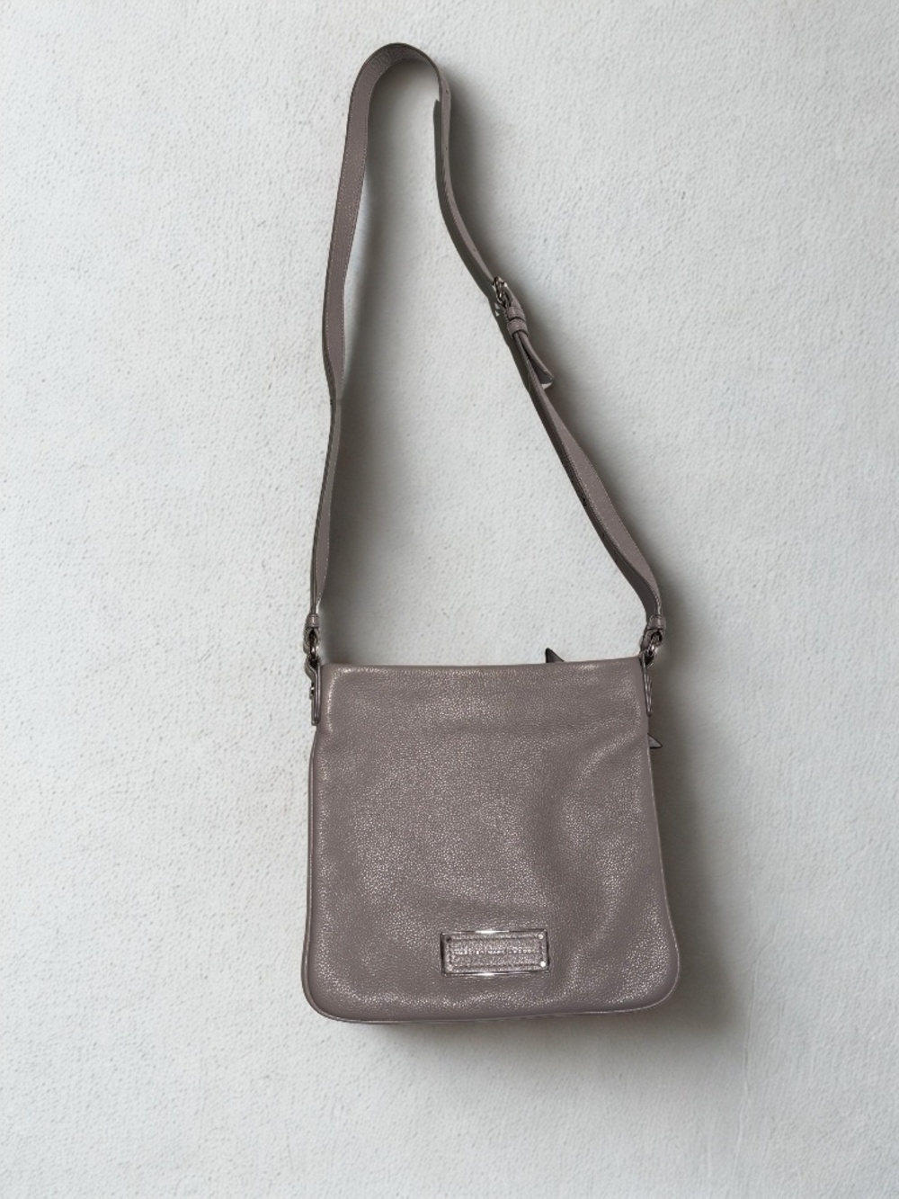 Marc by Marc Jacobs Pebbled Leather Crossbody Bag, Grey